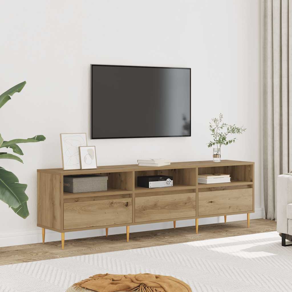 vidaXL Szafka pod TV, dąb artisan, 150x30x44,5 cm