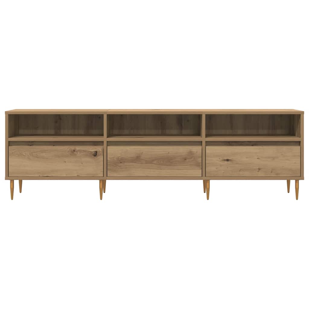 vidaXL Szafka pod TV, dąb artisan, 150x30x44,5 cm
