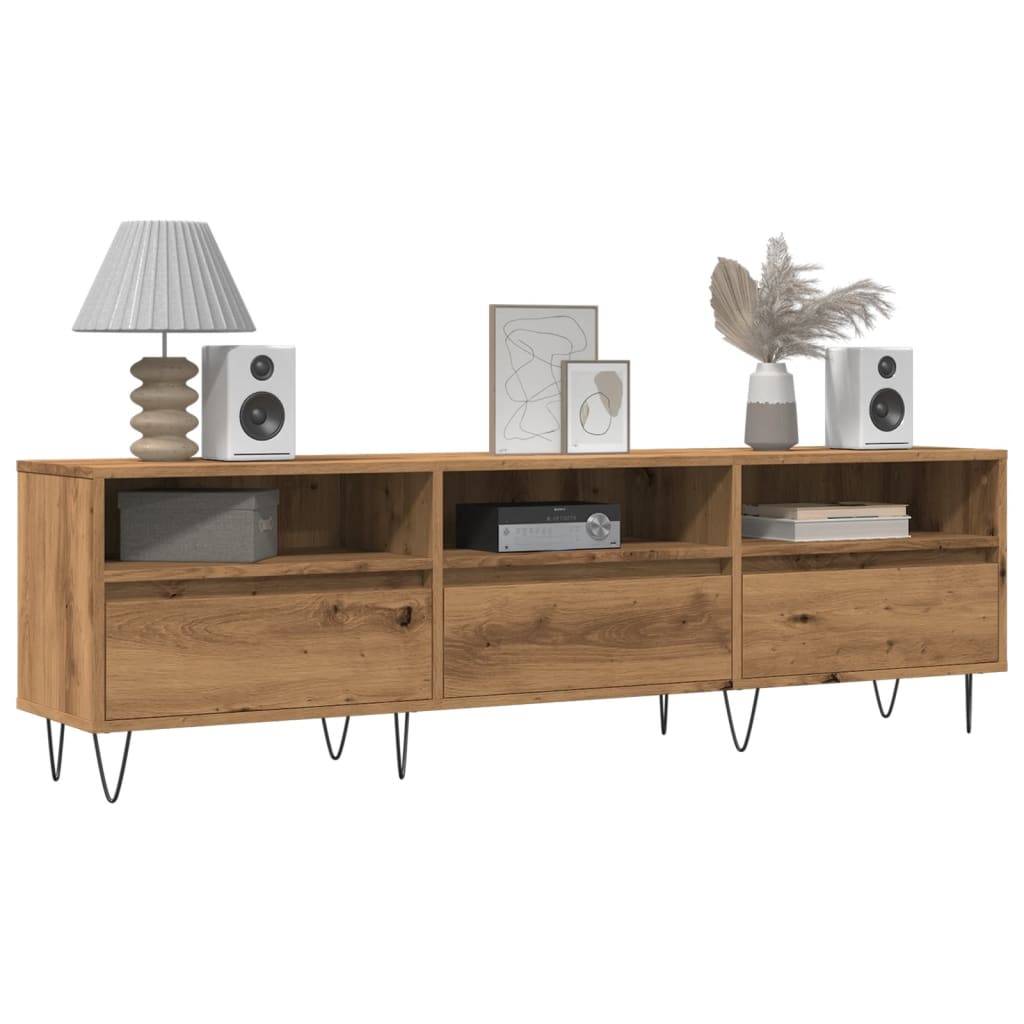 vidaXL Szafka pod TV, stare drewno, 150x30x44,5 cm