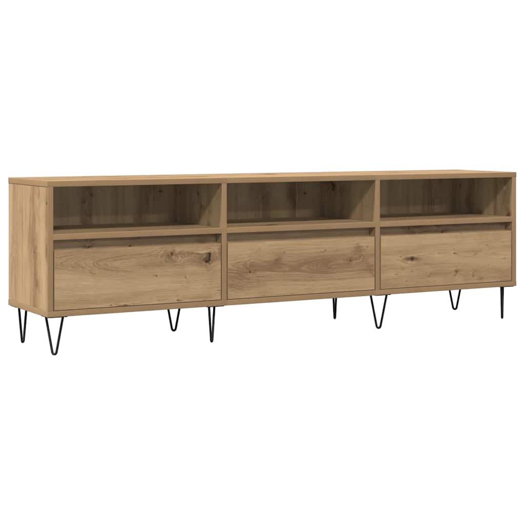 vidaXL Szafka pod TV, dąb artisan, 150x30x44,5 cm