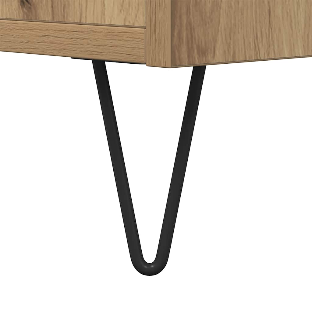 vidaXL Szafka pod TV, dąb artisan, 150x30x44,5 cm