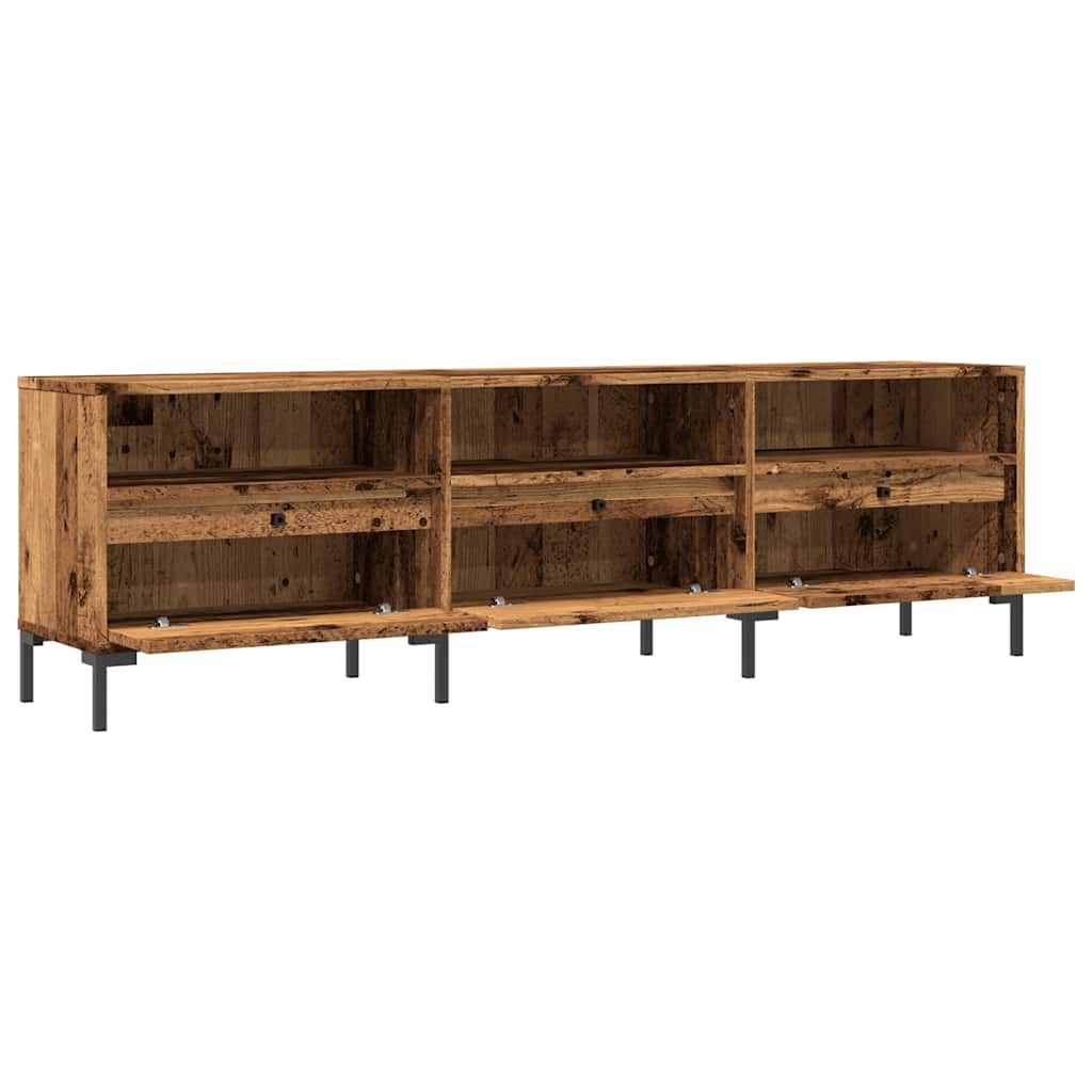 vidaXL Szafka pod TV, stare drewno, 150x30x44,5 cm