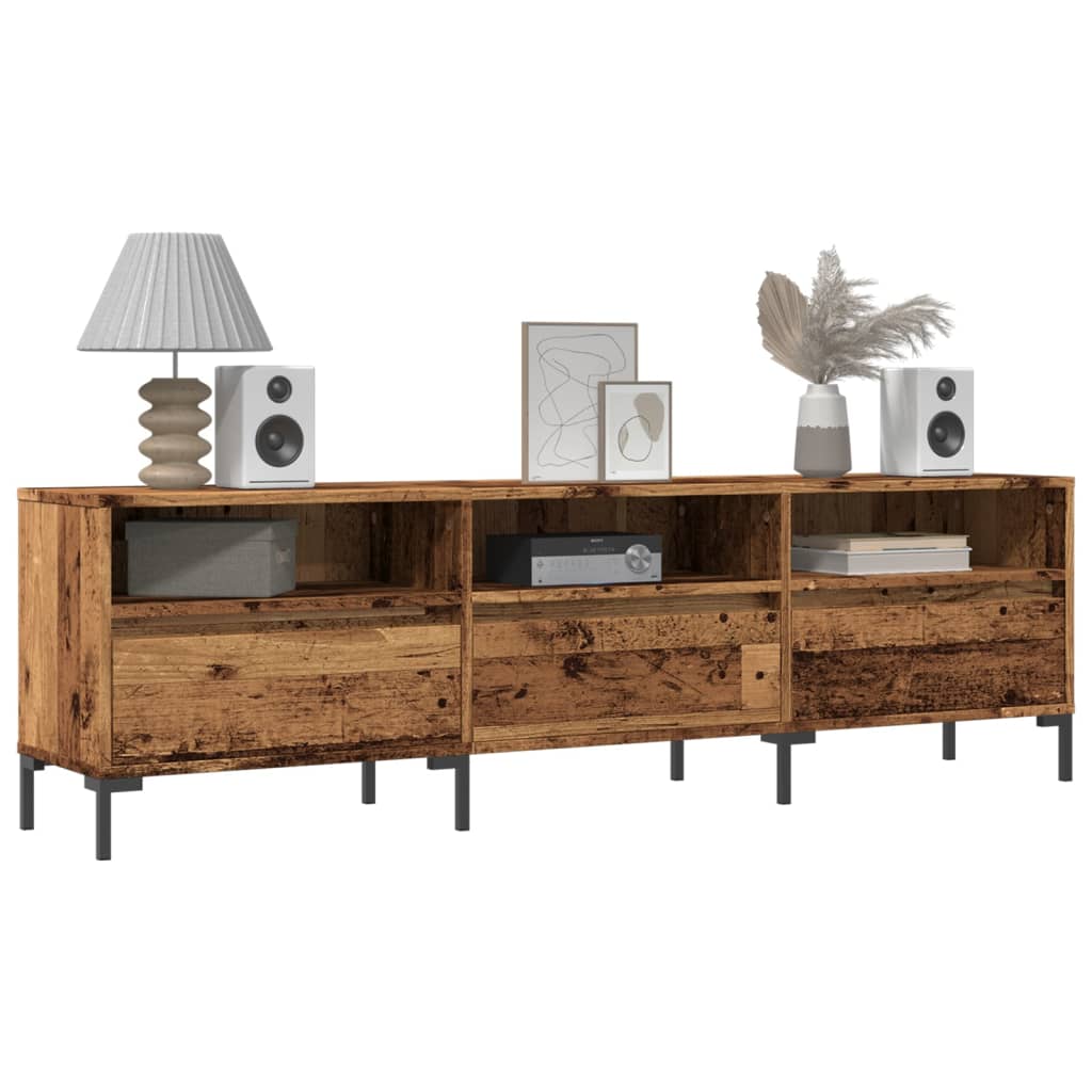 vidaXL Szafka pod TV, stare drewno, 150x30x44,5 cm