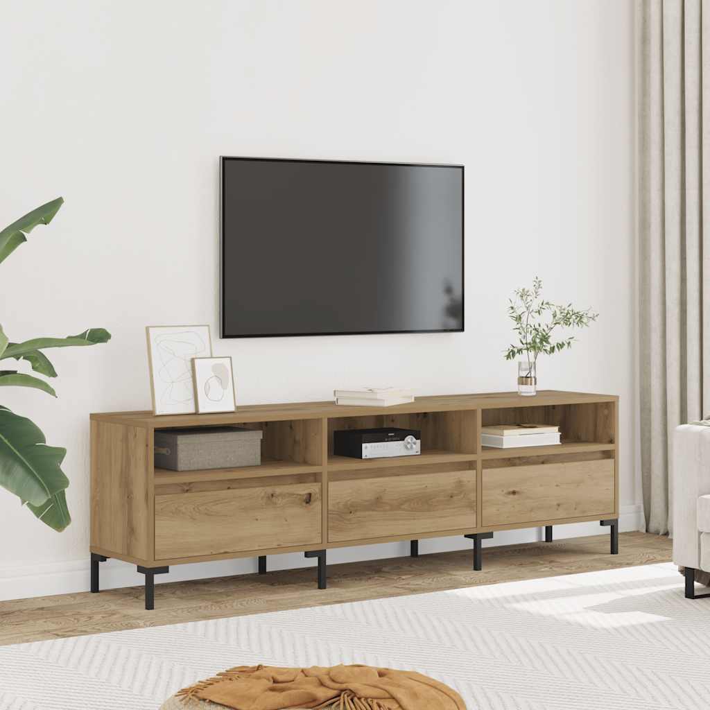 vidaXL Szafka pod TV, dąb artisan, 150x30x44,5 cm