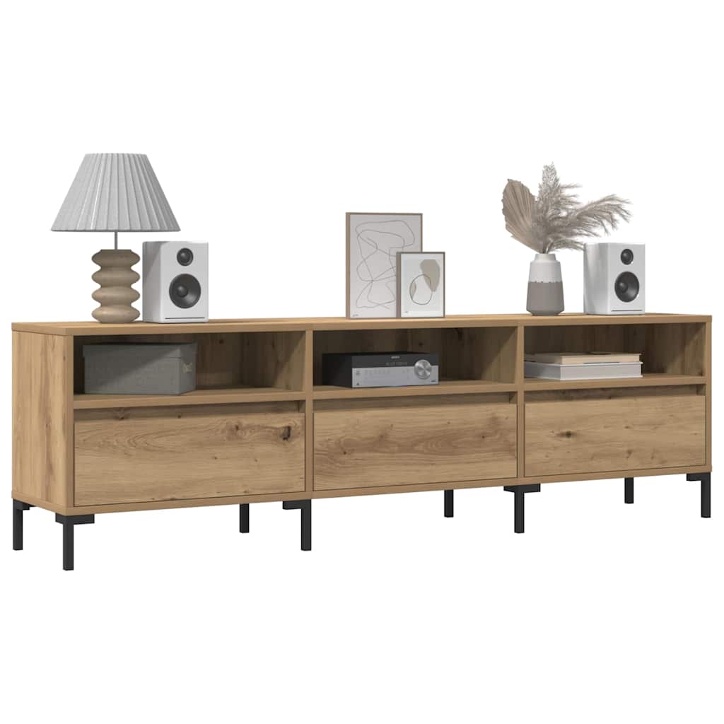 vidaXL Szafka pod TV, dąb artisan, 150x30x44,5 cm