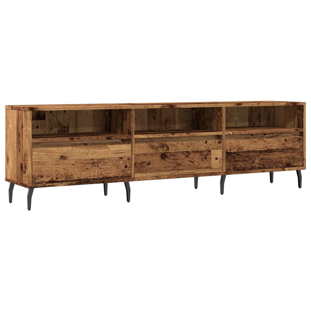 vidaXL Szafka pod TV, stare drewno, 150x30x44,5 cm