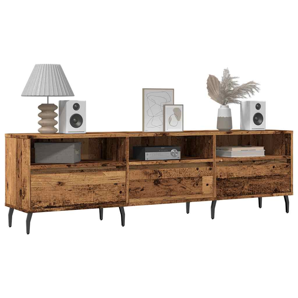 vidaXL Szafka pod TV, stare drewno, 150x30x44,5 cm