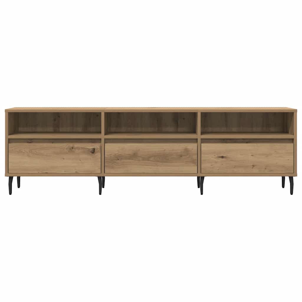 vidaXL Szafka pod TV, dąb artisan, 150x30x44,5 cm