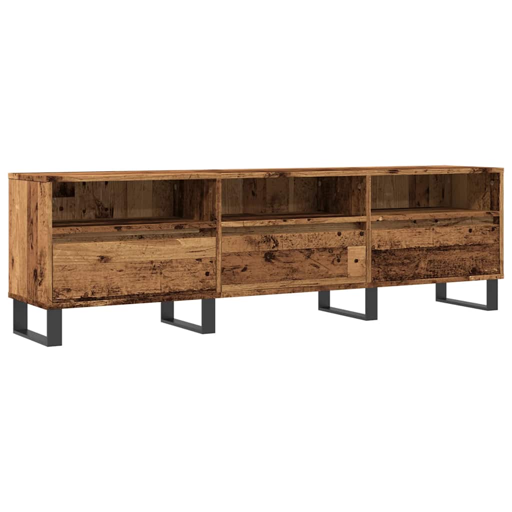 vidaXL Szafka pod TV, stare drewno, 150x30x44,5 cm