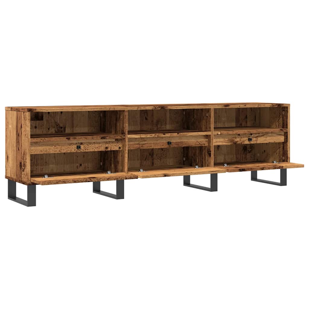 vidaXL Szafka pod TV, stare drewno, 150x30x44,5 cm