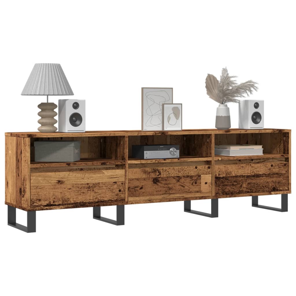 vidaXL Szafka pod TV, stare drewno, 150x30x44,5 cm