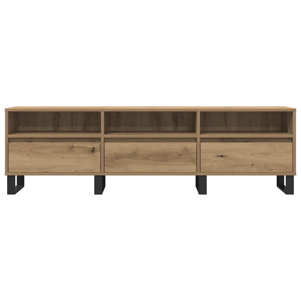 vidaXL Szafka pod TV, dąb artisan, 150x30x44,5 cm