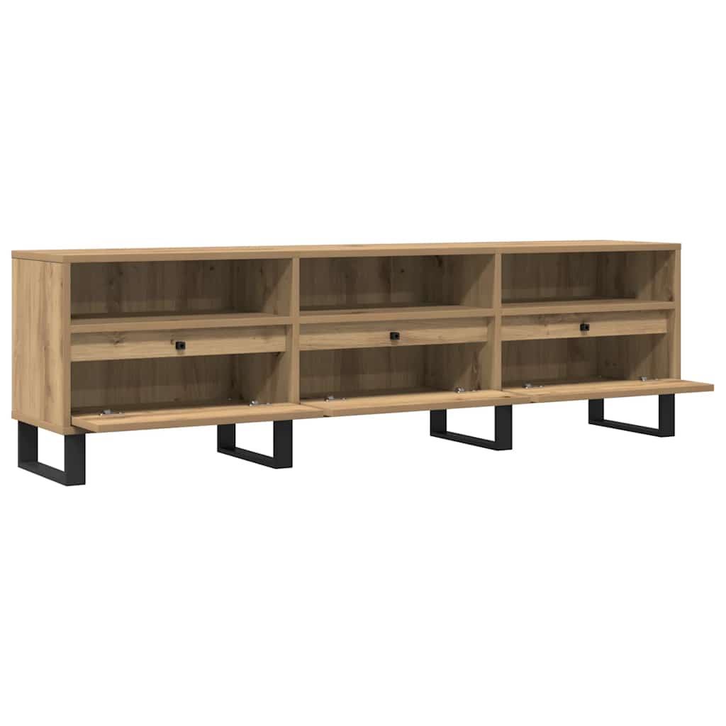 vidaXL Szafka pod TV, dąb artisan, 150x30x44,5 cm
