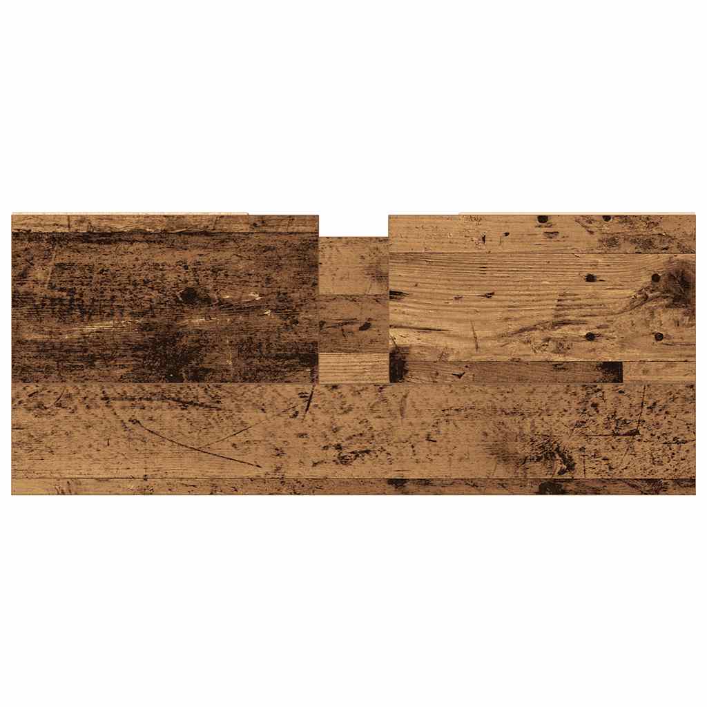 vidaXL Szafka łazienkowa, stare drewno, 80x33x60 cm
