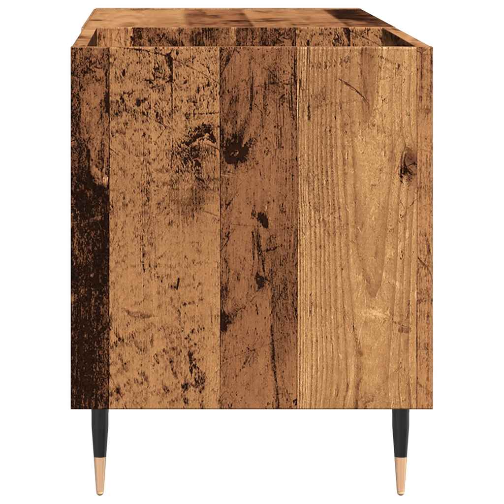 vidaXL Szafka na płyty, stare drewno, 84,5x38x48 cm