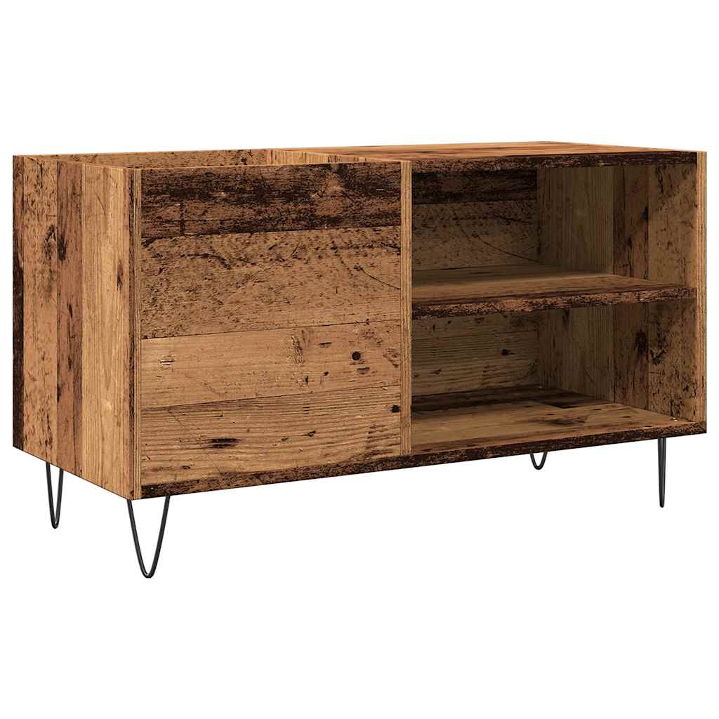vidaXL Szafka na płyty, stare drewno, 84,5x38x48 cm