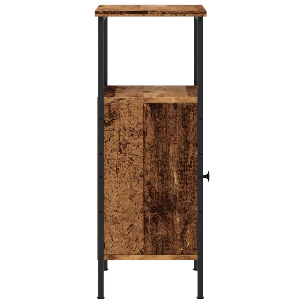 vidaXL Szafka nocna, stare drewno, 41x31x80 cm