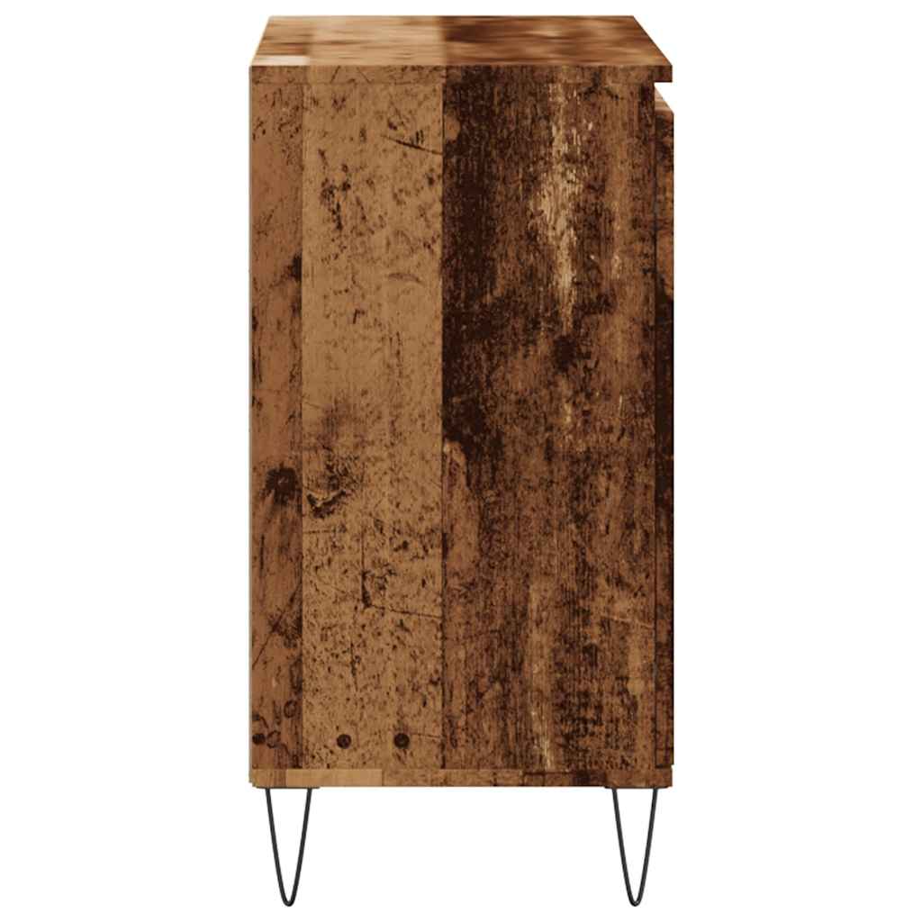 vidaXL Szafka, stare drewno, 101,5x35x70 cm, materiał drewnopochodny