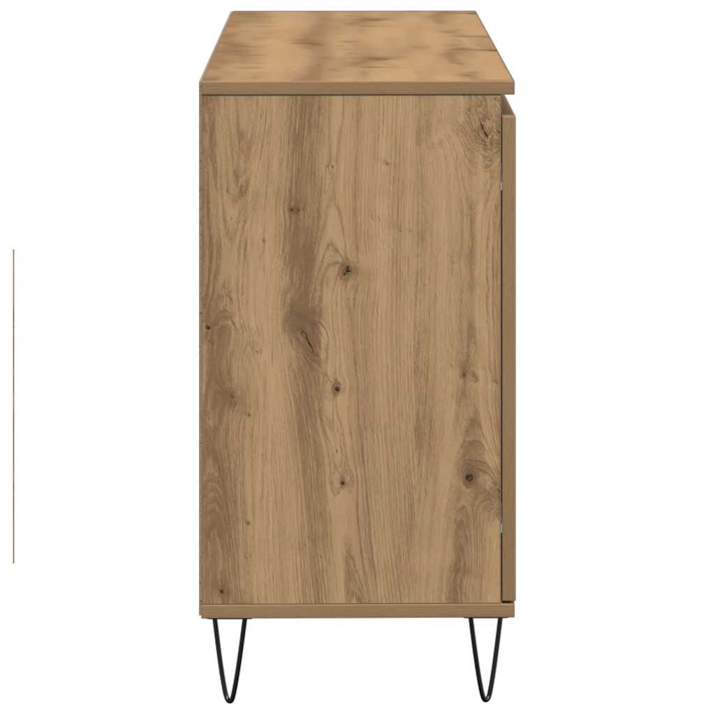 vidaXL Szafka, dąb artisan, 101,5x35x70 cm, materiał drewnopochodny