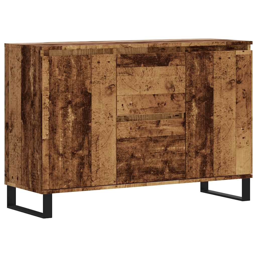 vidaXL Szafka, stare drewno, 101,5x35x70 cm, materiał drewnopochodny