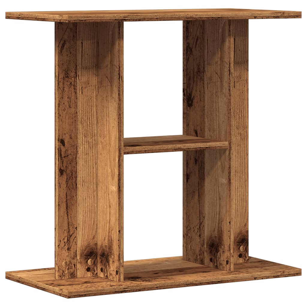 vidaXL Stojak pod akwarium Stare drewno 60x30x60 cm Drewno konstrukcyjne