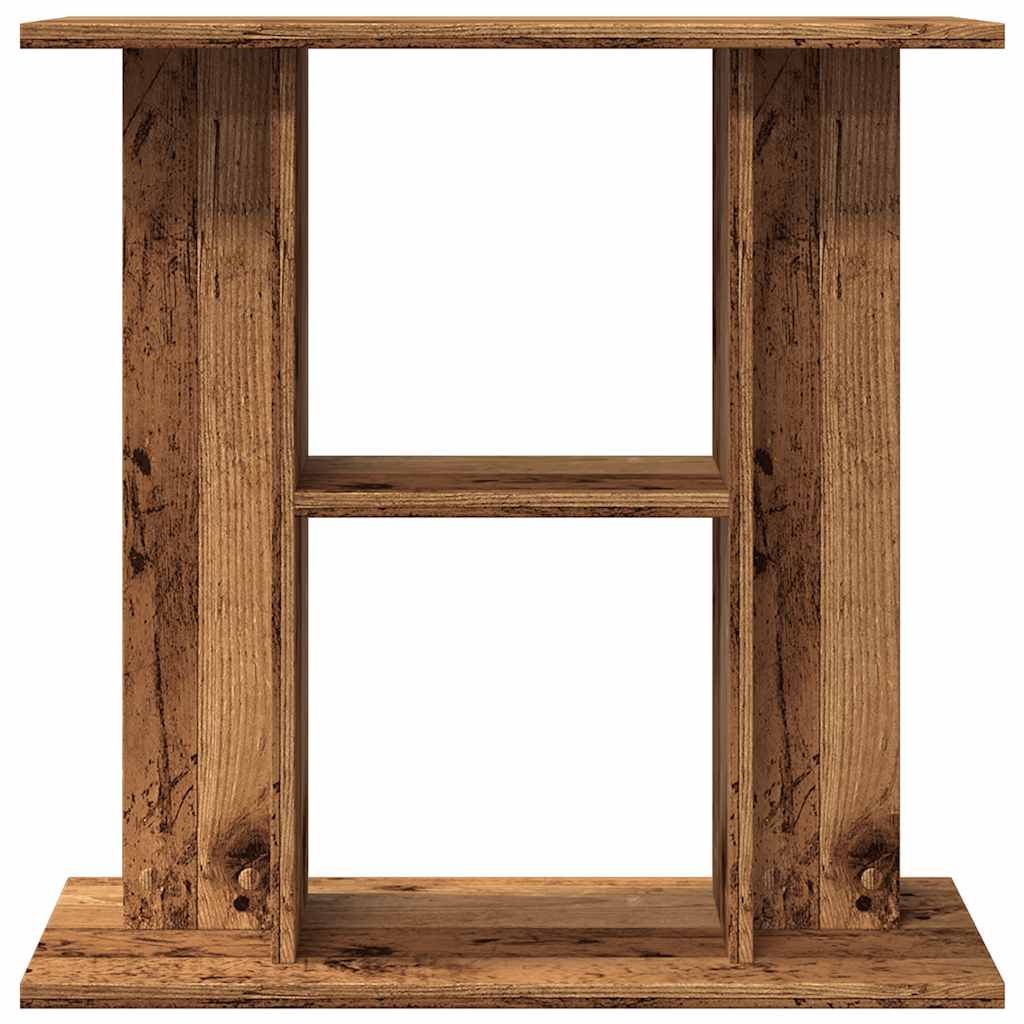 vidaXL Stojak pod akwarium Stare drewno 60x30x60 cm Drewno konstrukcyjne