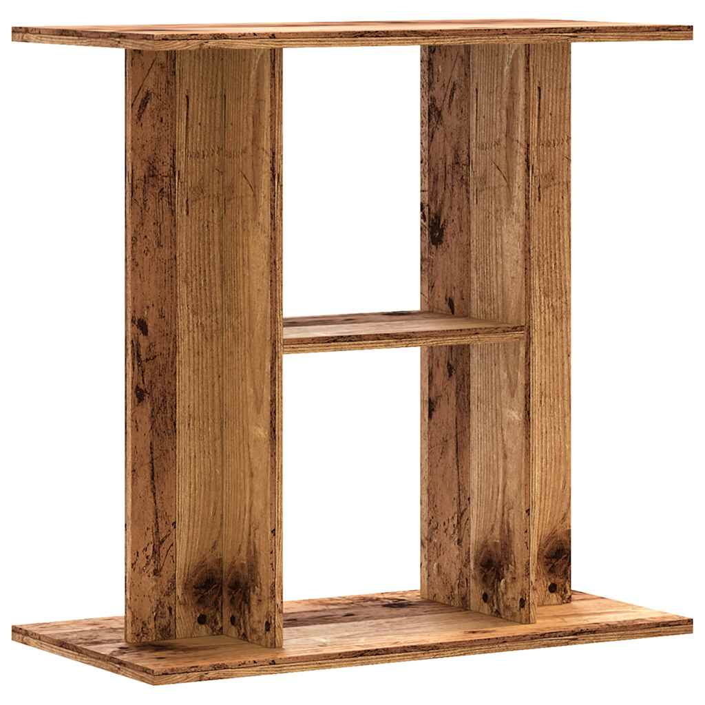 vidaXL Stojak pod akwarium Stare drewno 60x30x60 cm Drewno konstrukcyjne