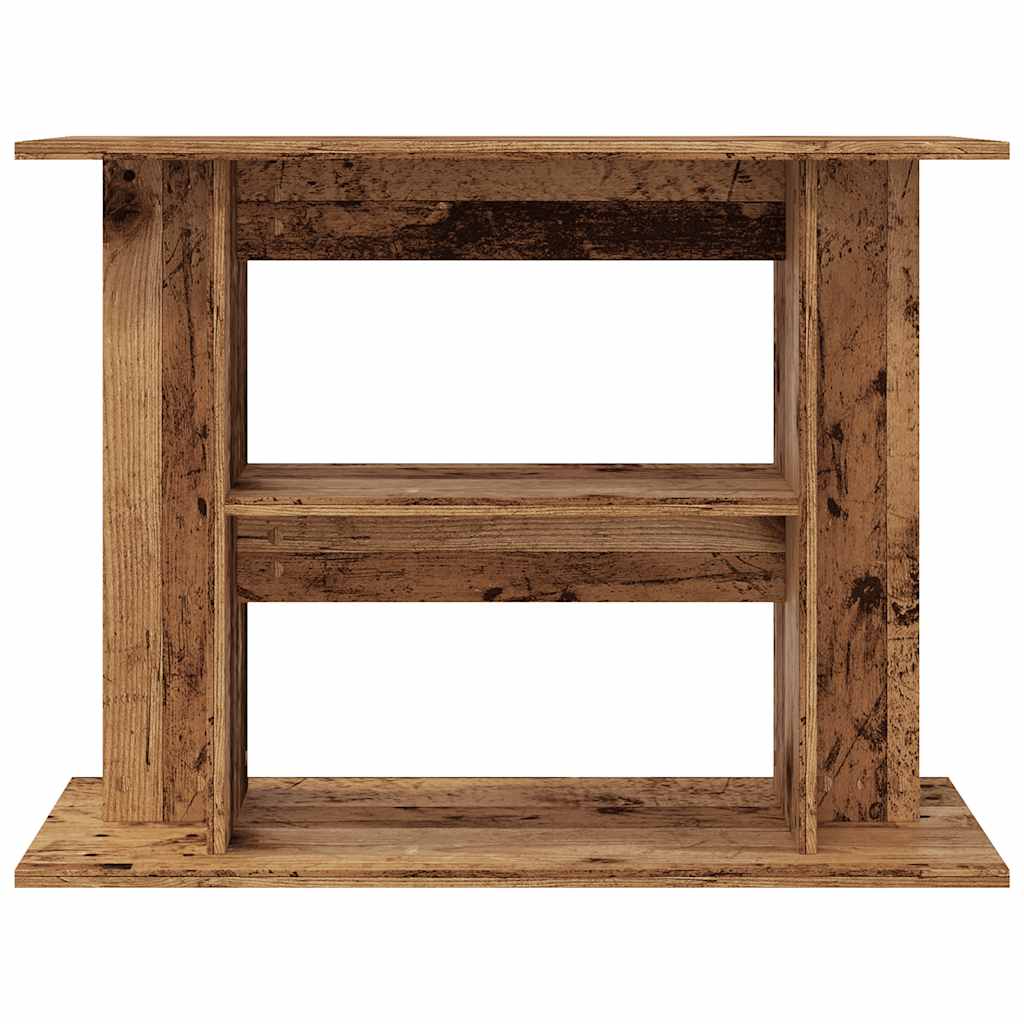 vidaXL Stojak pod akwarium Stare drewno 80x35x60 cm Drewno konstrukcyjne