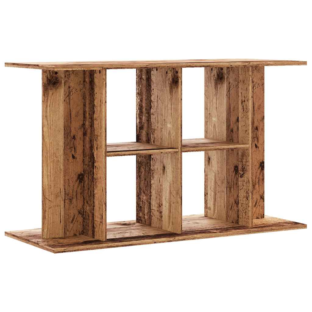 vidaXL Szafka pod akwarium, stare drewno, 100x40x60 cm