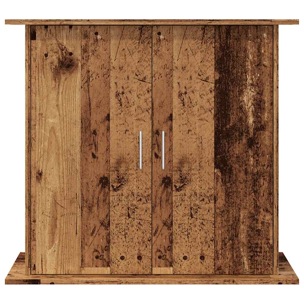 vidaXL Szafka pod akwarium, stare drewno, 81x36x73 cm