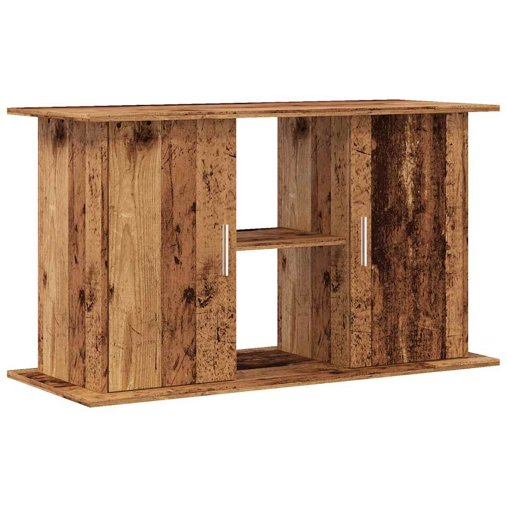 vidaXL Szafka pod akwarium, stare drewno, 101x41x58 cm
