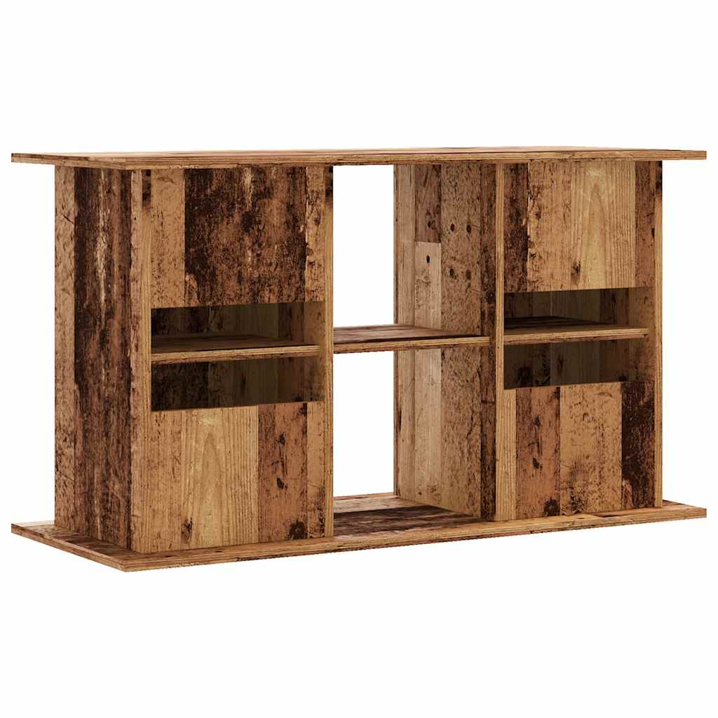 vidaXL Szafka pod akwarium, stare drewno, 101x41x58 cm