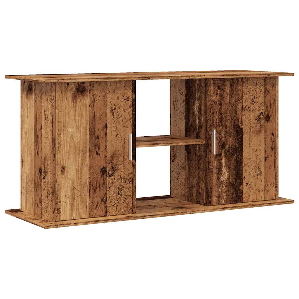 vidaXL Szafka pod akwarium, stare drewno, 121x41x58 cm