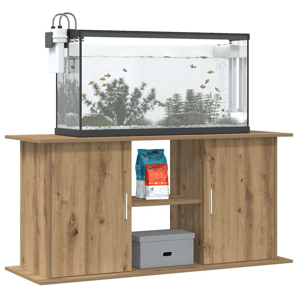 vidaXL Stojak pod akwarium Artisan Oak 121x41x58 cm Drewno konstrukcyjne