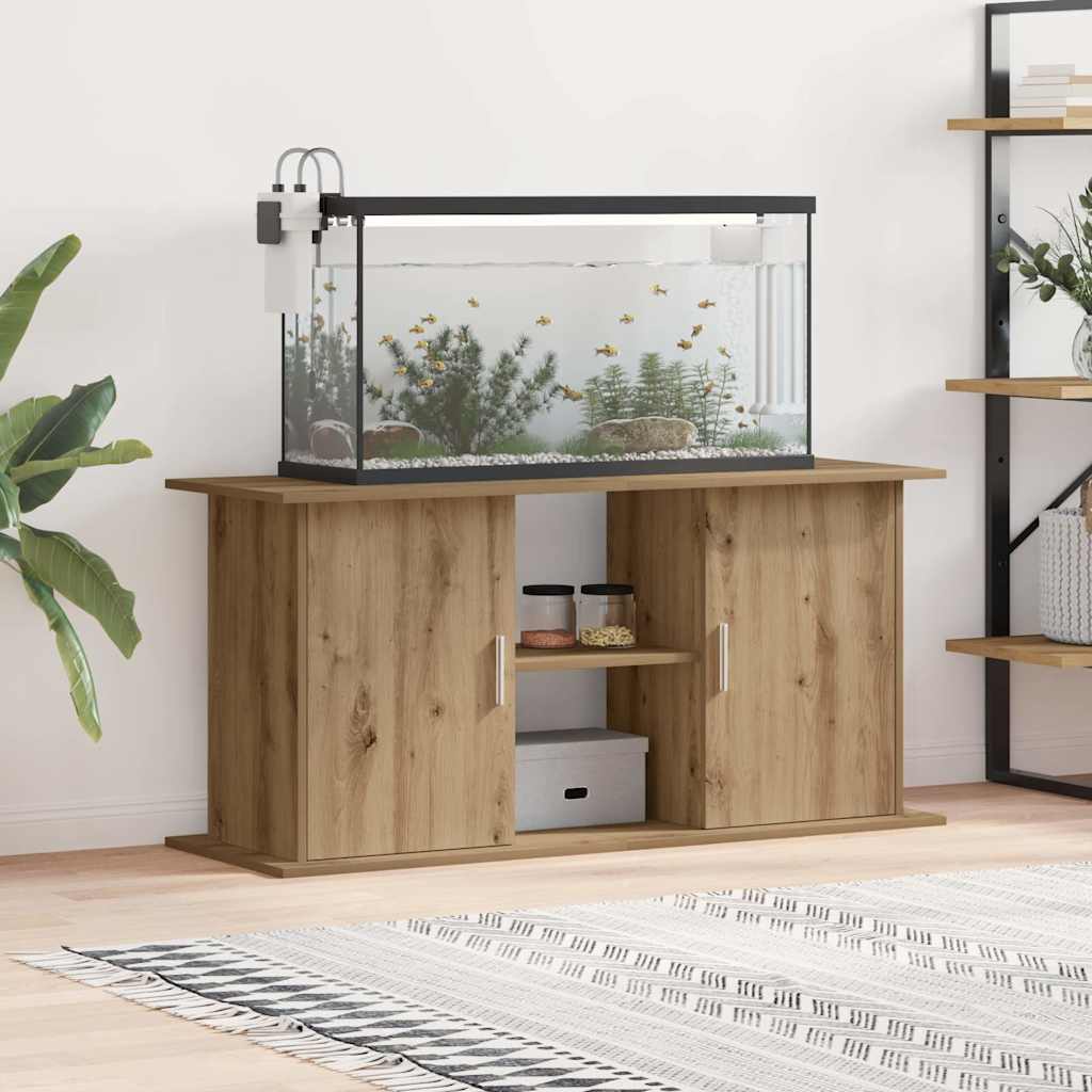 vidaXL Stojak pod akwarium Artisan Oak 121x41x58 cm Drewno konstrukcyjne