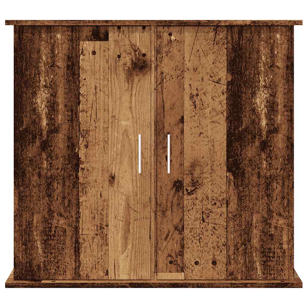 vidaXL Szafka pod akwarium, stare drewno, 81x36x73 cm