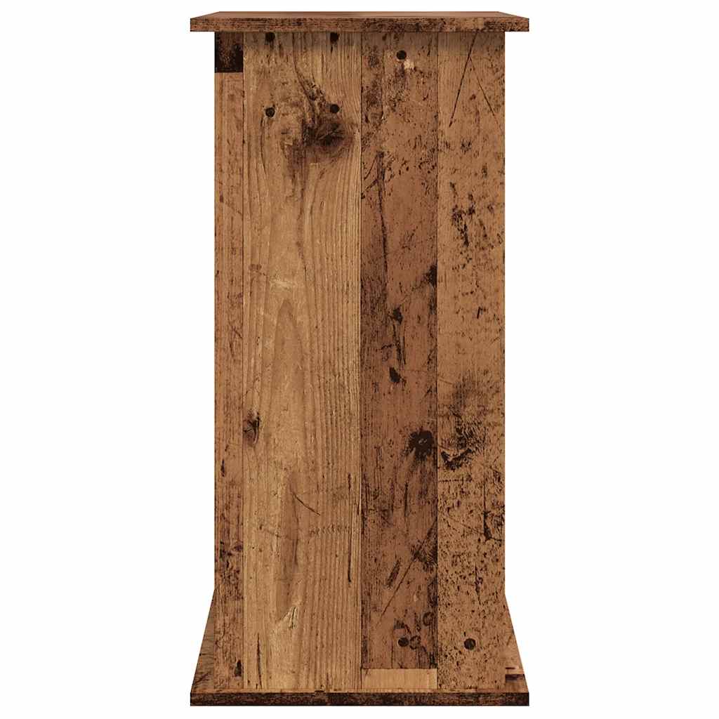 vidaXL Szafka pod akwarium, stare drewno, 81x36x73 cm