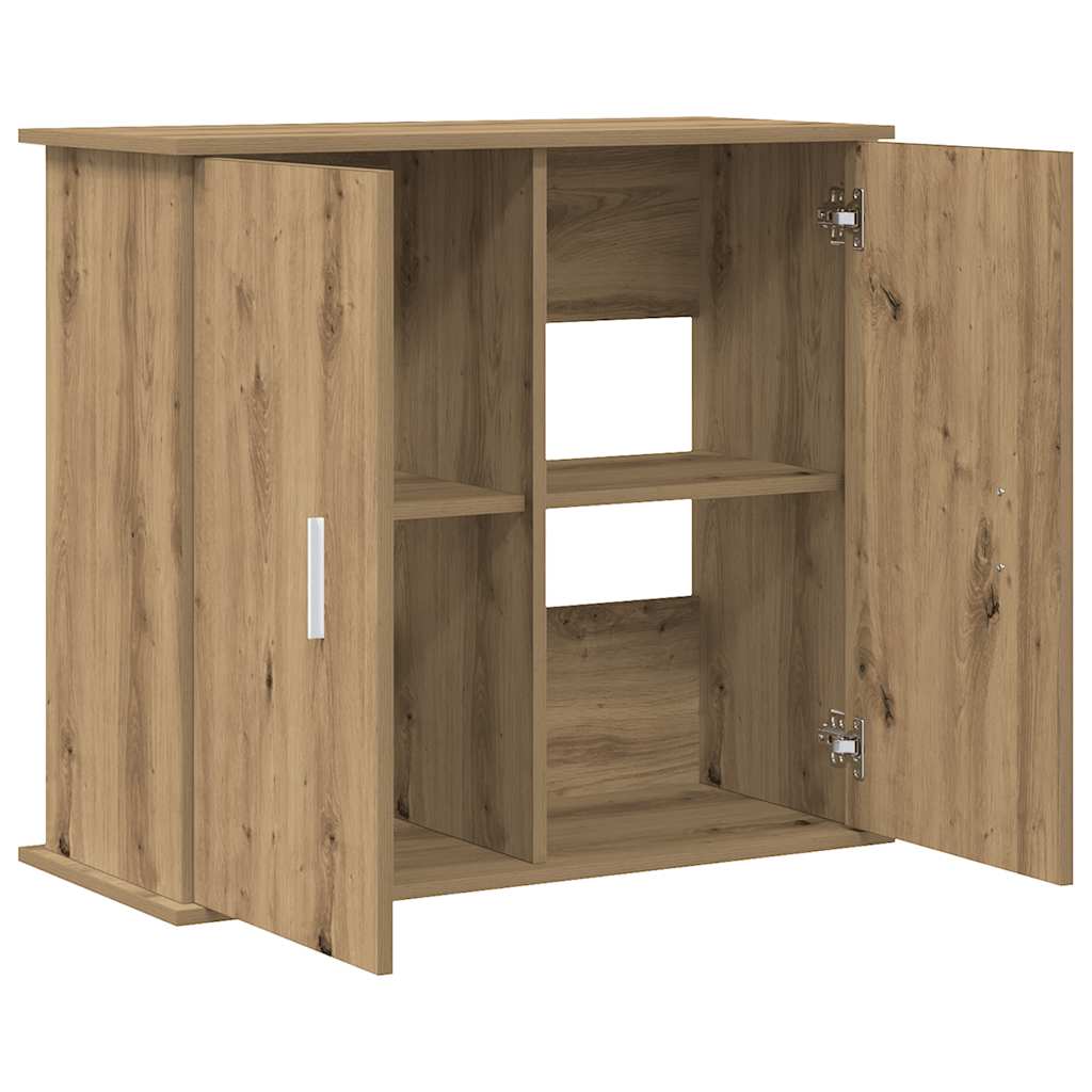 vidaXL Stojak na akwarium Artisan Oak 81x36x73 cm Drewno konstrukcyjne