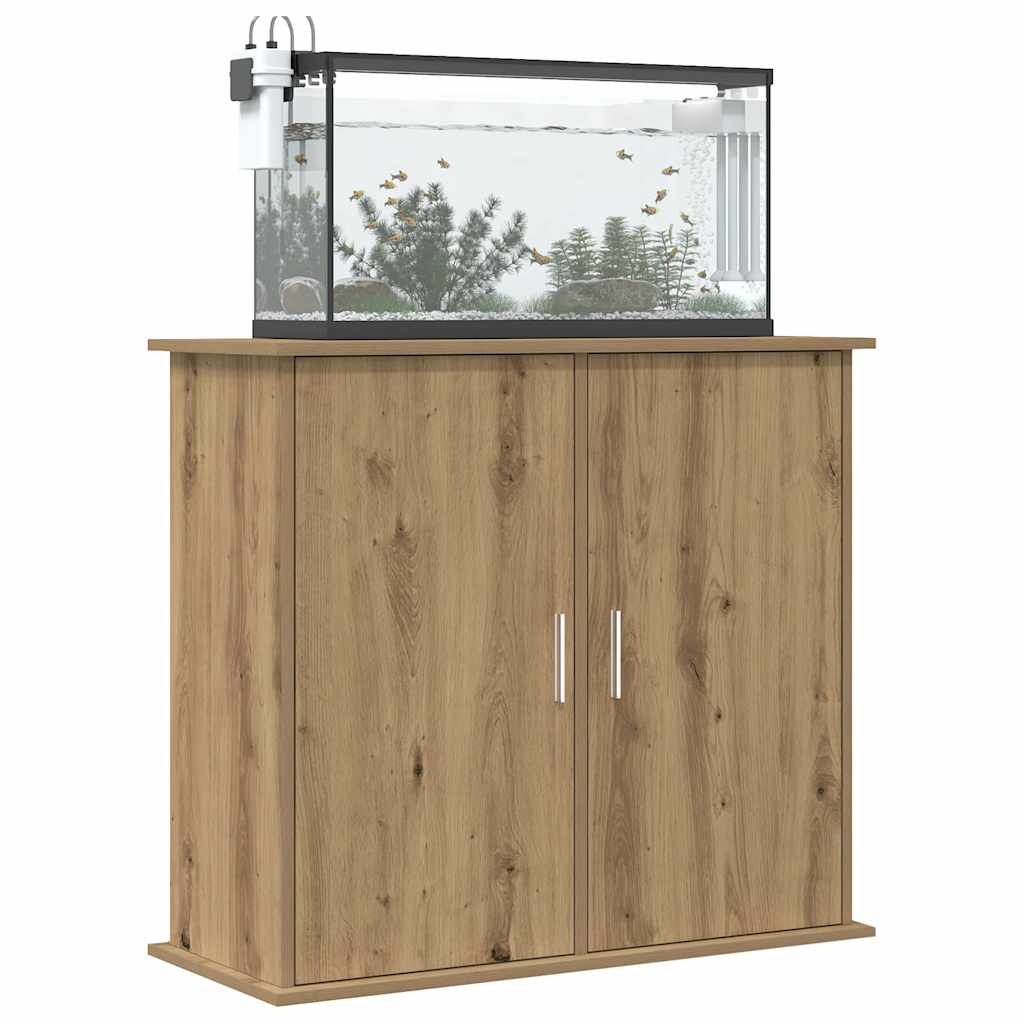 vidaXL Stojak na akwarium Artisan Oak 81x36x73 cm Drewno konstrukcyjne