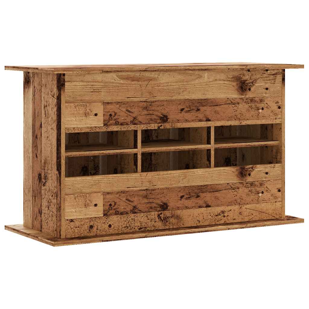 vidaXL Szafka pod akwarium, stare drewno, 101x41x58 cm