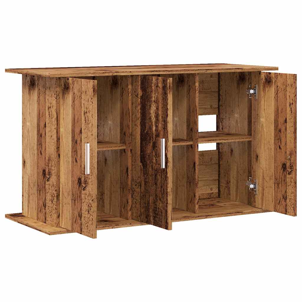 vidaXL Szafka pod akwarium, stare drewno, 101x41x58 cm