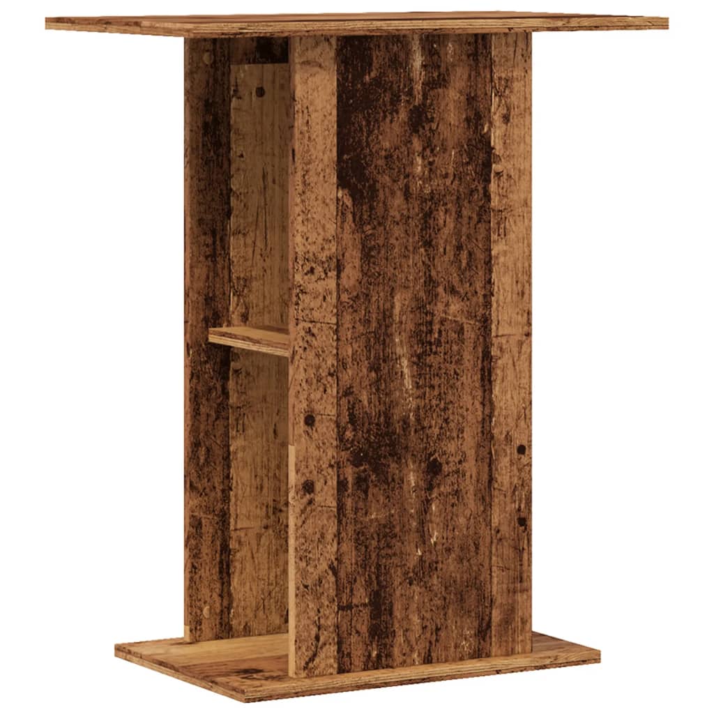 vidaXL Szafka pod akwarium, stare drewno, 36x60,5x72,5 cm