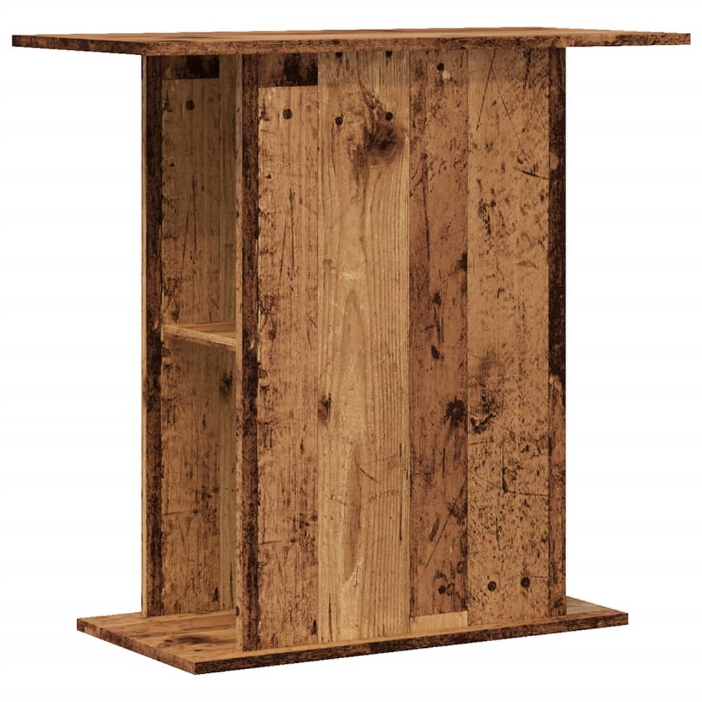 vidaXL Stojak pod akwarium Stare drewno 36x75x72,5 cm Drewno konstrukcyjne