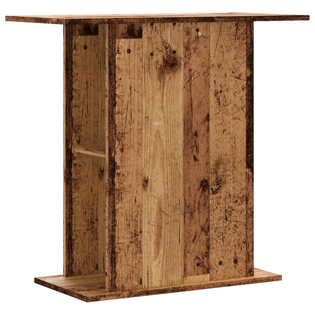 vidaXL Stojak pod akwarium Stare drewno 36x75x72,5 cm Drewno konstrukcyjne