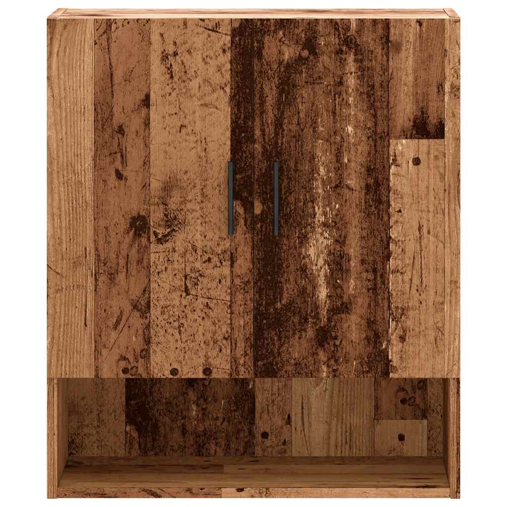 vidaXL Szafka wisząca, stare drewno, 60x31x70 cm