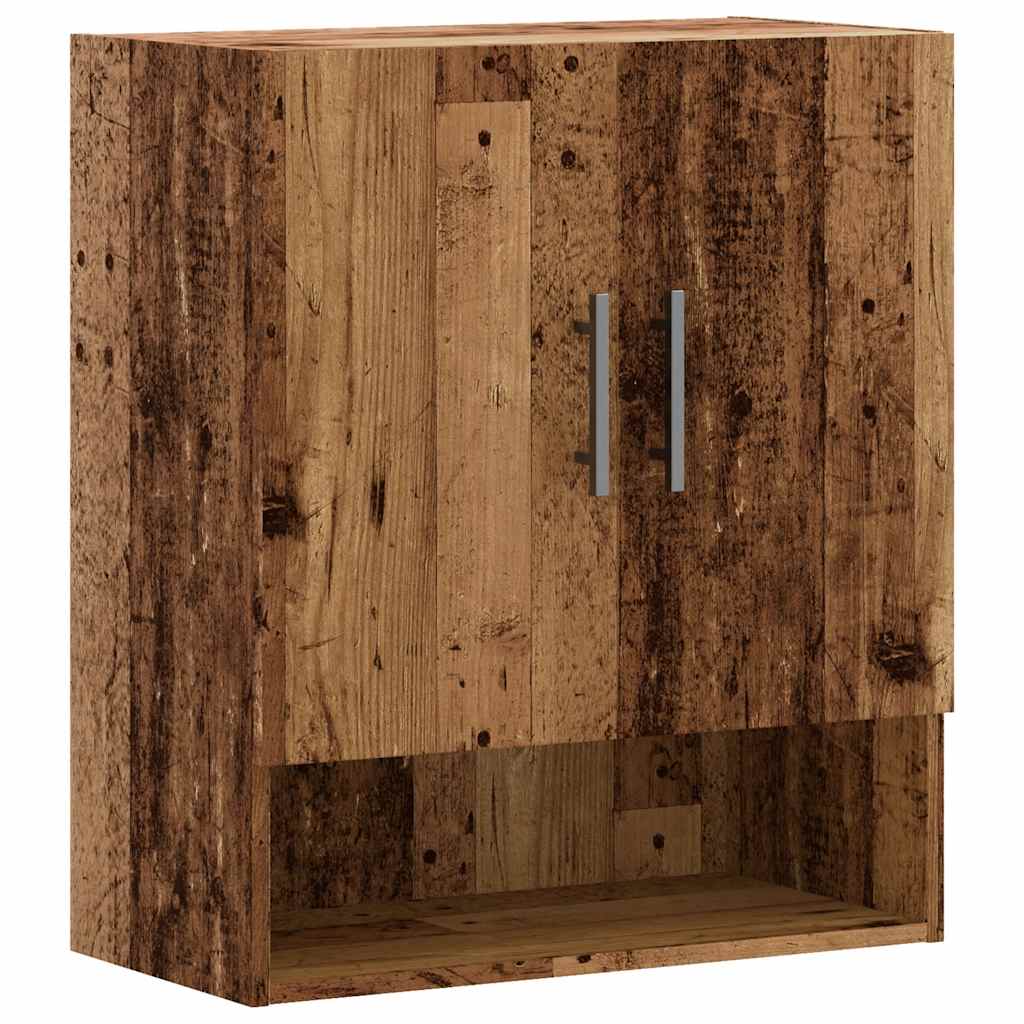 vidaXL Szafka wisząca, stare drewno, 60x31x70 cm