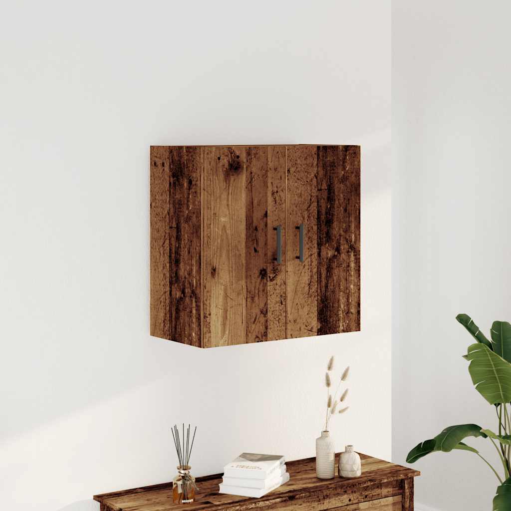 vidaXL Szafka wisząca, stare drewno, 60x31x60 cm
