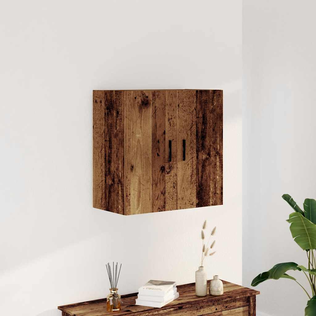 vidaXL Szafka wisząca, stare drewno, 60x31x60 cm