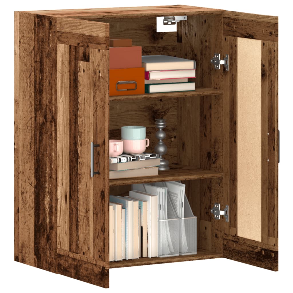vidaXL Szafka, stare drewno, 69,5x34x90 cm, materiał drewnopochodny