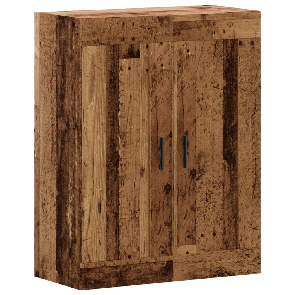 vidaXL Szafka wisząca, stare drewno, 69,5x34x90 cm